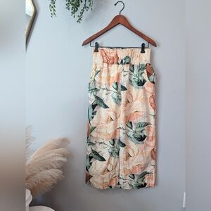 Anthropologie Kourt Floral Print pilazzo Pants Size Small